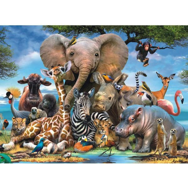 Ravensburger 300 EL. Afrykańscy Przyjaciele 130757