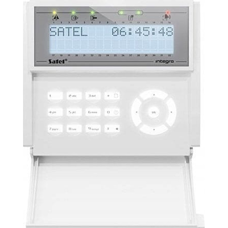 Satel ML SATEL Manipulator LCD (białe podświetlenie) INT-KLCD-W