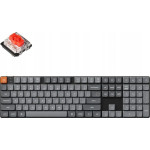 Keychron K5 Max QMK/VIA Wireless Custom Mechanical Keyboard White Backlight / Low Profile Gateron Mechanical / Red