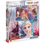 Clementoni Puzzle 2x60 elementów Frozen 2