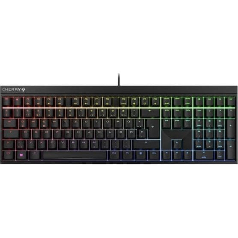 Cherry Klawiatura Cherry CHERRY TAS MX 2.0S RGB Corded DE-Layout schwarz MX BLACK