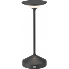 AB Lampa stołowa AB ab+ by Abert Tempo Mini portable Table Lamp charcoal