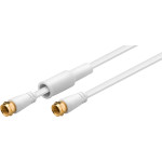 Goobay Kabel Goobay Antenowy (F) 5m biały (67296)