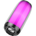 Hoco Głośnik Bluetooth HC8 Czarny Przenośny LED RGB 1800 mAh 10W