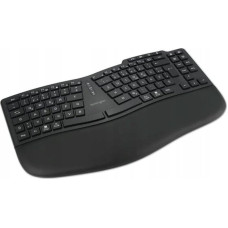 Kensington Pro Fit Ergo KB675 EQ TKL klawiatura Dom/Biuro USB + RF Wireless + Bluetooth QWERTZ Niemiecki Czarny