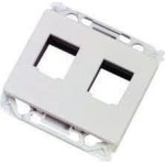 Lanview Wall plate 2 x keystone for