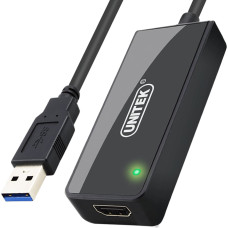 Unitek Adapter USB Unitek USB - HDMI Czarny  (Y3702)