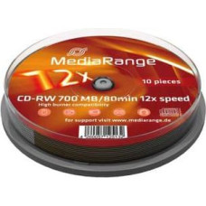 Mediarange DVD-RW 700 MB 12x 10 sztuk (MR235)