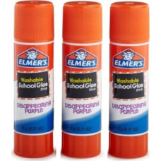 Elmers Elmers Klebestift Disappearing Purple 6G - 3er Blister