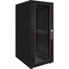 Roline Netzwerkschrank Basic 48,26cm 19Zoll 26 HE 600x800 BxT Glast�r schwarz