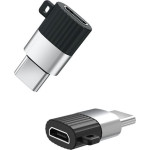 XO Adapter USB XO NB149 USB-C - microUSB Czarny  (8_2256893)