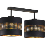 Tk Lighting Lampa sufitowa TK Lighting Lampa przysufitowa czarna do kuchni TK Lighting TAGO BLACK 3212