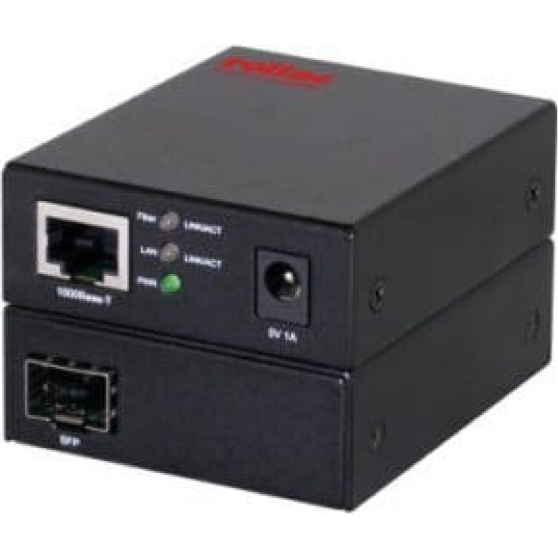 Roline 10/100 / 1000Base-T naar dual speed Fiber Media Converter