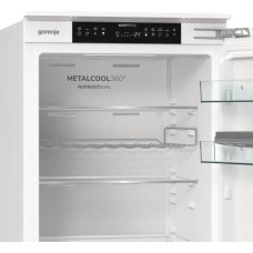 Gorenje Refrigerator | NRKI517E82WF | Energy efficiency class E | Built-in | Combi | Height 177.2 cm | No Frost system | Fridge net capacity 176 L | Freezer net capacity 76 L | Display | 35 dB | White