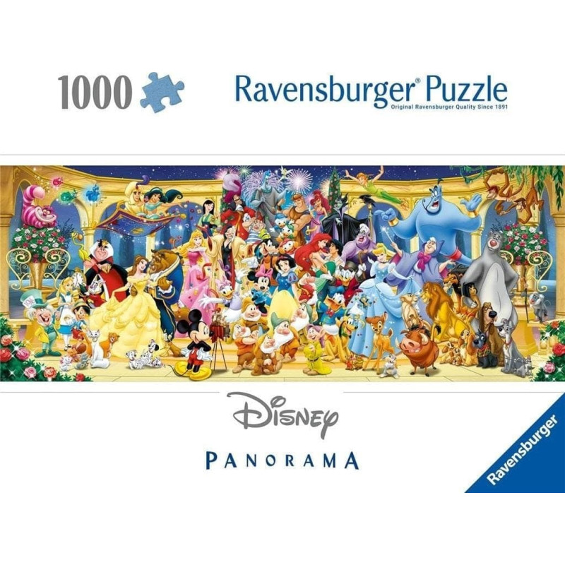 Ravensburger Puzzle Panorama Postacie Disney 1000 elementów