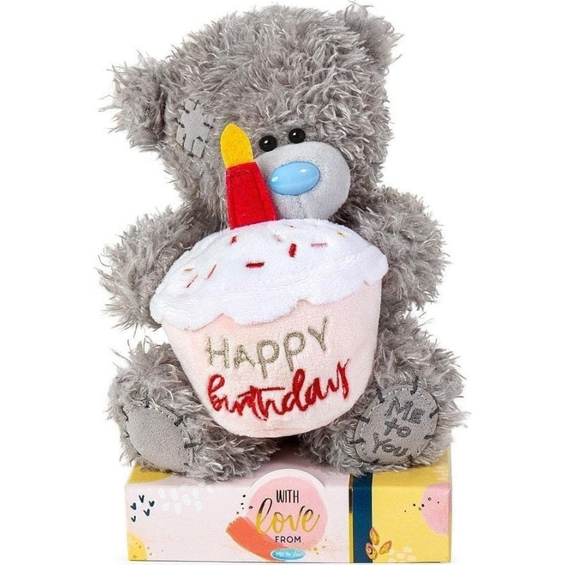 Carte Blanche Miś - Happy Birthday z tortem 18cm