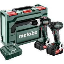 Metabo Zestaw elektronarzędzi Metabo METABO.ZESTAW COMBO 18V 2.1.18 (BS 18 LT BL +SSD 18 LTX 200 BLL) 2x5,2Ah METABOX