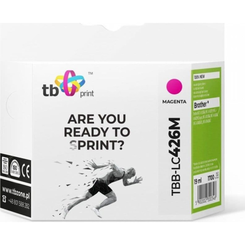 Tb Print Tusz do Brother MFC-J4540DW TBB-LC426M 100% nowy magenta