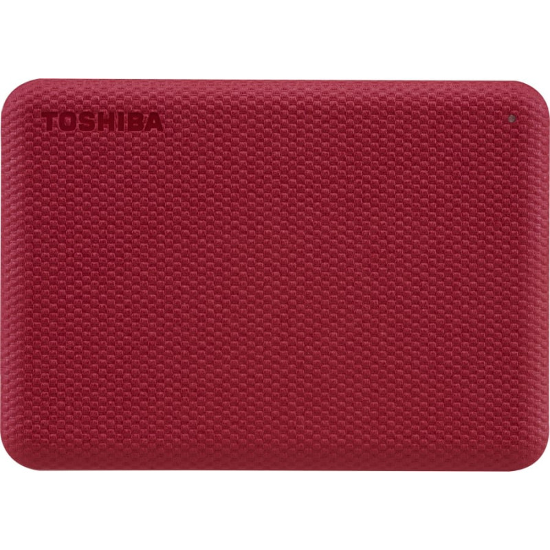 Toshiba Dysk zewnętrzny Toshiba HDD Canvio Advance 2 TB Czerwony (HDTCA20ER3AA)