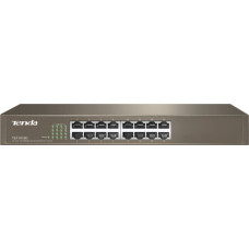 Tenda TEF1016D network switch Unmanaged Fast Ethernet (10/100) Grey