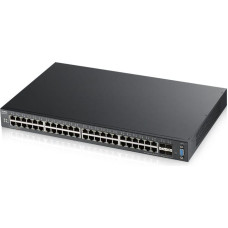 Zyxel XGS2210-52 Managed L2 Gigabit Ethernet (10/100/1000) 1U Black