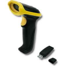 Qoltec 50862 Wireless Laser Barcode Scanner 1D | 2.4GHz