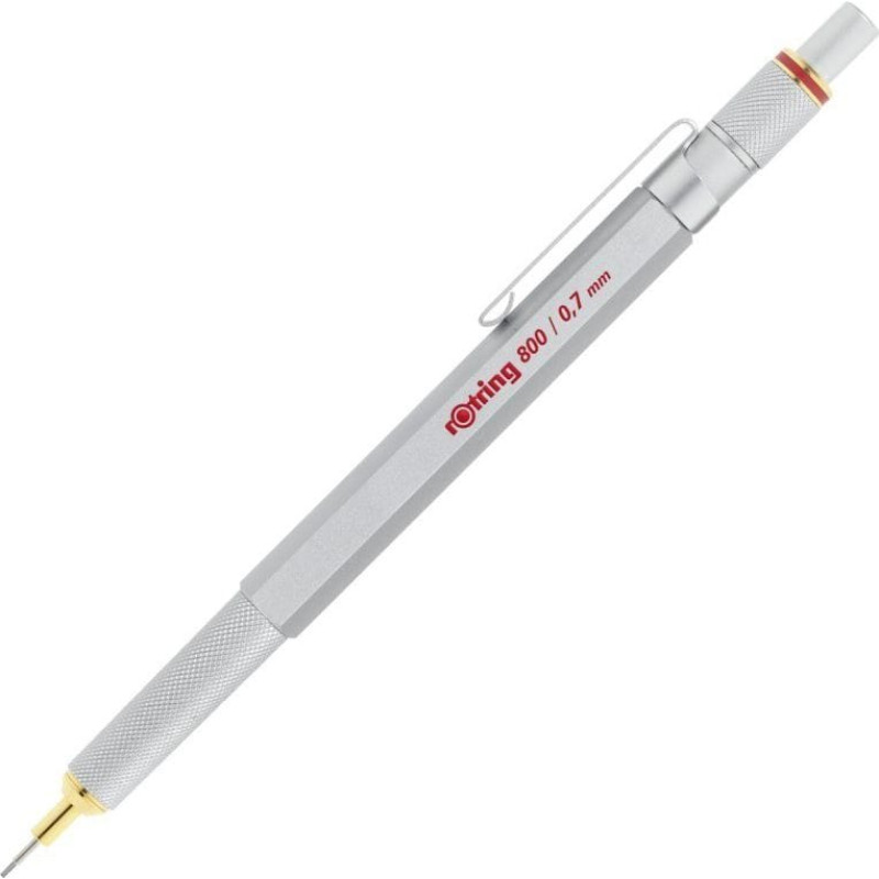 Rotring 800 ołówek mechaniczny, srebrny 0,7 mm 1904448