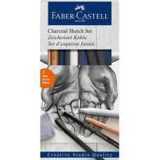 Faber-Castell Zestaw do szkicowania Charcoal 7szt FABER CASTELL