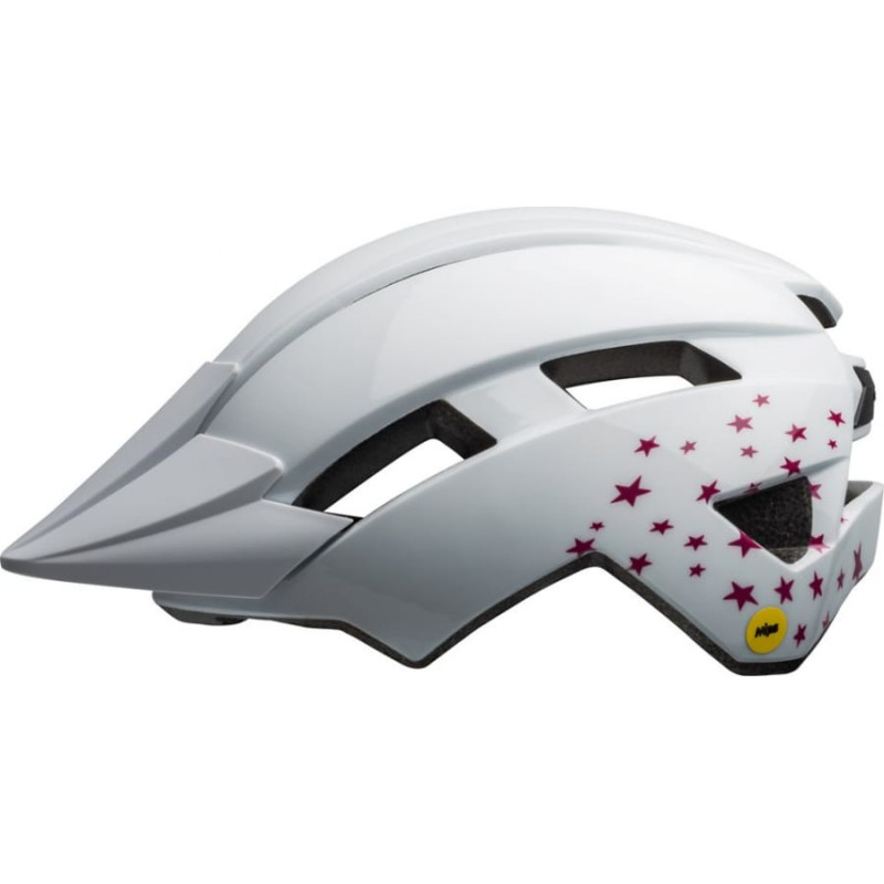 Bell Kask dziecięcy SIDETRACK II stars gloss white r. Uniwersalny (47–54 cm)