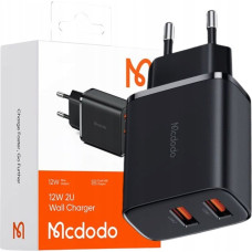 Mcdodo Ładowarka Mcdodo MCDODO MAŁA UNIWERSALNA ŁADOWARKA SIECIOWA DO TELEFONU ZASILACZ 2X USB 12W