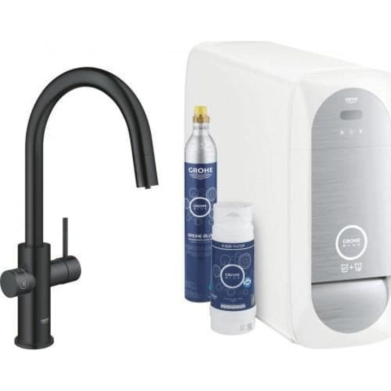 Grohe Bateria kuchenna Grohe JEDNOUCHWYTOWA BATERIA Z FILTREM DO WODY GROHE 31541KS0 DARMOWY SZYBKI TRANSPORT