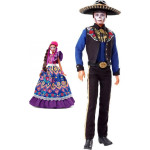 Mattel Lalka Barbie Mattel kolekcjonerska Dia De Muertos 2022 HBY09 + Signature DIA DE MUERTOS 2022 Ken HBY10