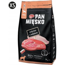 Pan Mięsko PAN MIĘSKO Cielęcina z indykiem (dorosły) chrupki XS - Karma sucha dla psa - 9kg