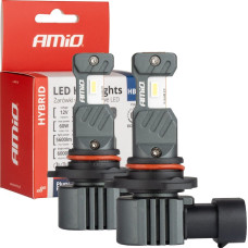 Amio Żarówki samochodowe led seria hybrid hb4 9006 6000k canbus 60w amio-04118