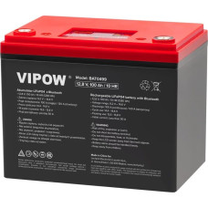 Vipow Akumulator LiFePO4 100Ah Bluetooth.