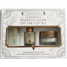 Charlotte Tilbury Radiant Glow On The Go Set Set Charlotte Tilbury: Magic, Hyaluronic Acid, Illuminating, Cream, For Face, 15 ml + Magic, Moisturizing & Plumping, Serum, For Face, 8 ml + Glow, Exfoliating, Cleansing Toner, 30 ml For Women