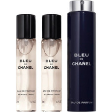 Chanel Chanel Bleu De Chanel Woda Perfumowana 60ml. EDP Travel spray and two refills 3x20ml.