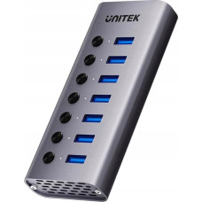 Unitek HUB USB Unitek Unitek Hub USB A 3.0 7w1, 5Gbps z przełącznikami portów