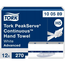 Tork Tork PeakServe Continuous - Ręcznik papierowy do miejsc o dużym natężeniu z funkcją QuickDry, Advanced, H5 - Biały