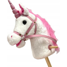 Leantoys BM HOBBY HORSE Z DZWIĘKIEM JEDNOROŻEC 8596164159538