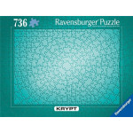 Ravensburger Puzzle 736 Krypt Metaliczne