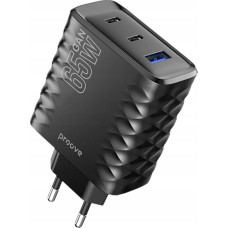 Alogy Ładowarka Sieciowa 230V Szybkie Ładowanie 65W 2 USB-C USB Typ-C + USB-A GAN / Speed Surge Gan 65W