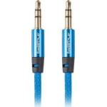 Lanberg Kabel Lanberg Jack 3.5mm - Jack 3.5mm 2m niebieski (CA-MJMJ-10CU-0020-BL)