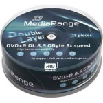 Mediarange DVD+DL, 8x, 8,5GB, 25 sztuk (MR469)