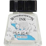 Winsor & Newton Winsor & Newton Tusz rysunkowy White 14ml uniw