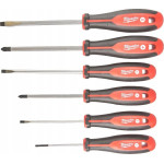 Milwaukee MILWAUKEE SCREWDRIVERS SET 6 pcs. (SL&PH)