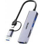 Unitek Hub 5w1 USB-A/C 5 Gbps z czytnikiem kart SD i micro SD