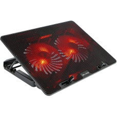 Blow 66-368# Podstawka chłodząca laptop 2 fan samba red