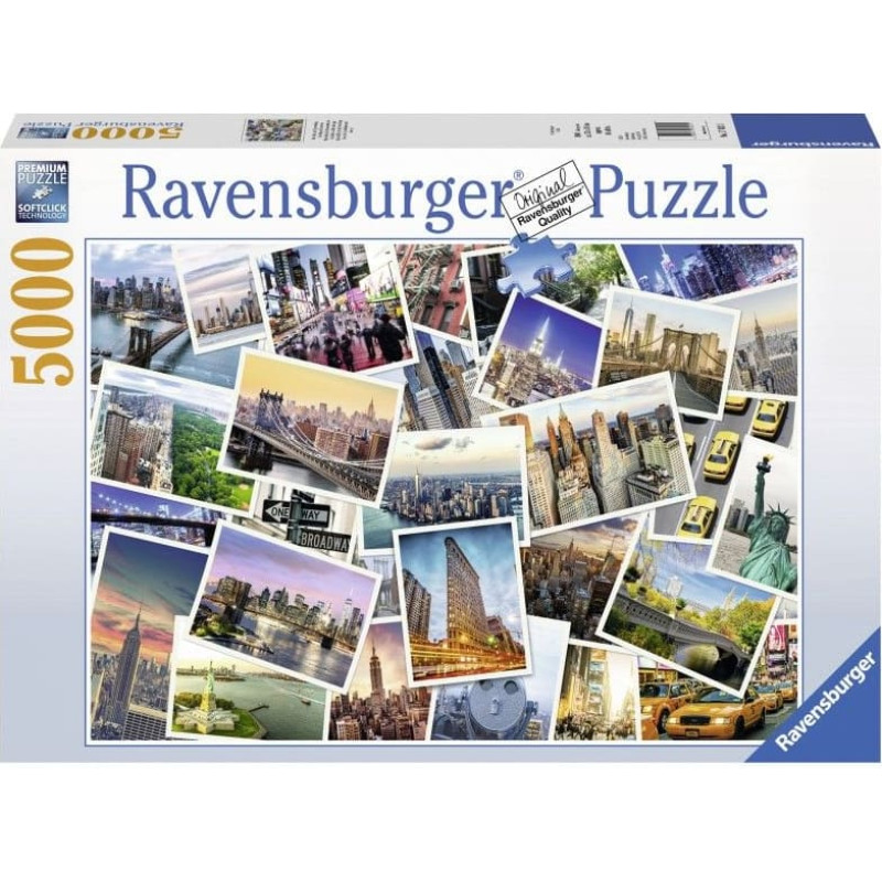 Ravensburger Puzzle 5000 elementów. Nowy Jork (GXP-632988)