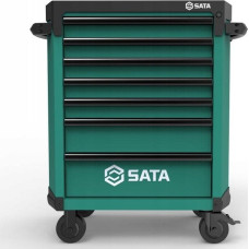 King Tony SATA WORKSHOP TROLLEY 7-DRAWERS PRO GREEN 299 pcs.